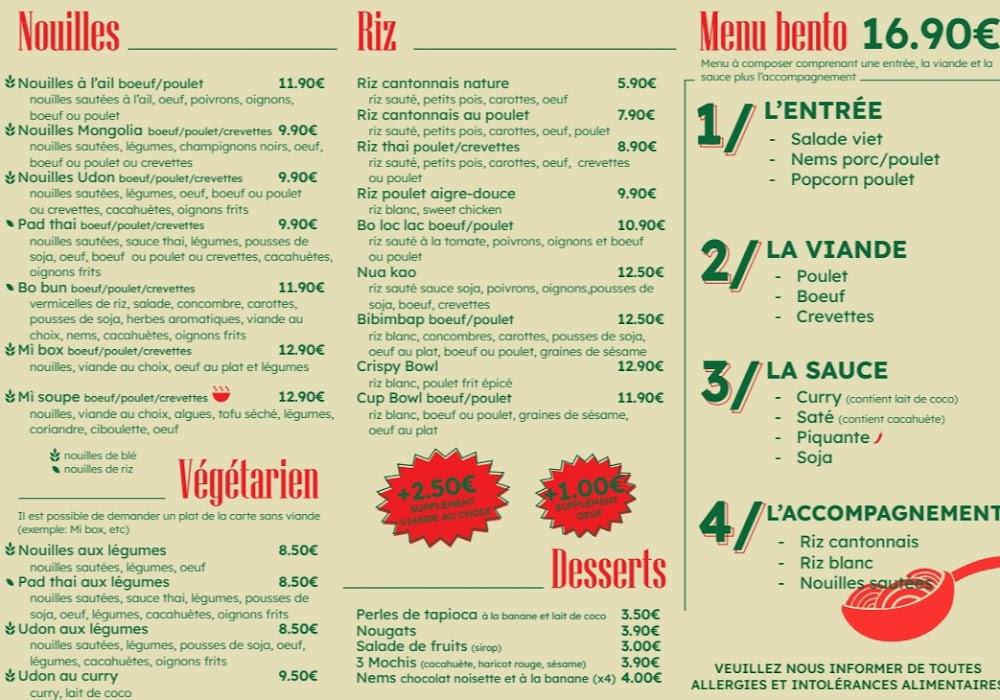 Petit Wok - Menu Image 1